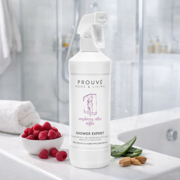 Спрей за почистване на душ кабини Prouvé 500 мл – премахва варовик и следи от вода