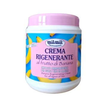 Mil Mil Professional Crema Rigenerante Banana – Подхранваща маска за коса с банан 1л