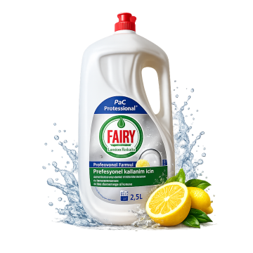 Професионален препарат за съдове Fairy Professional Lemon (2.5л) – Максимална икономия и мощно обезмасляване