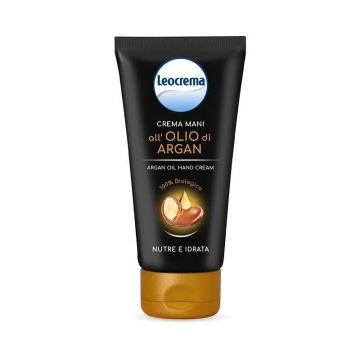 Подхранващ крем за ръце с арганово масло Leocrema Crema Mani all'Olio di Argan – 75 мл