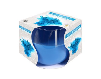 Ароматна свещ в чаша Bispol Анти Табак 100 г – Свещ против миризма на тютюн за дом и офис