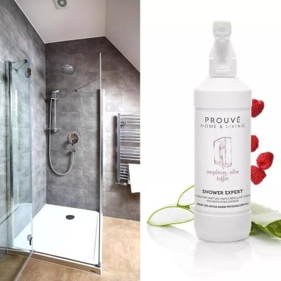 Спрей за почистване на душ кабини Prouvé 500 мл – премахва варовик и следи от вода