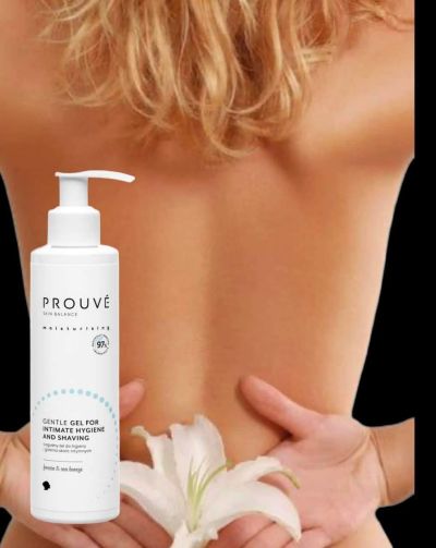 Лек гел за интимна хигиена и бръснене Prouvé 200 мл – нежна грижа и комфорт за чувствителната кожа