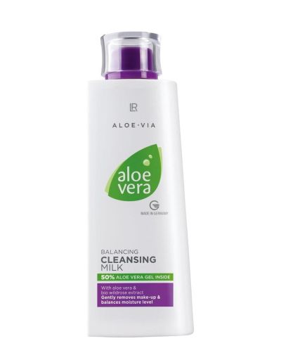 Балансиращо почистващо мляко за лице с алое вера 200 мл – нежно почистване и хидратация