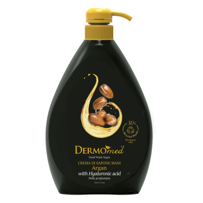 Dermomed течен сапун Арган 1000 мл – подхранване и нежно почистване