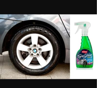 MOTOX гланц за гуми спрей 350 мл – дълбок блясък и защита