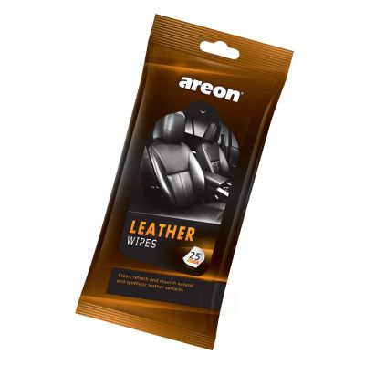 Areon мокри кърпи за кожа 25 бр. – почистване и подхранване на кожени повърхности