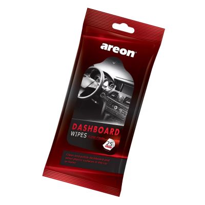 Areon мокри кърпи за табло 25 бр. – почистване и блясък за авто интериора