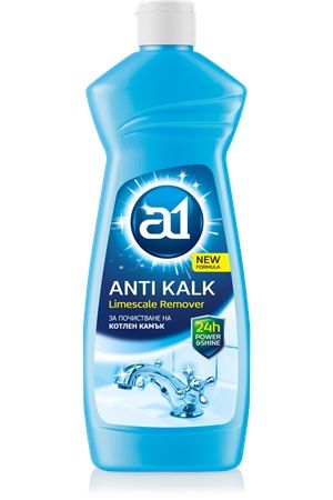 A1 препарат за почистване на котлен камък 500 мл – мощно действие и блясък