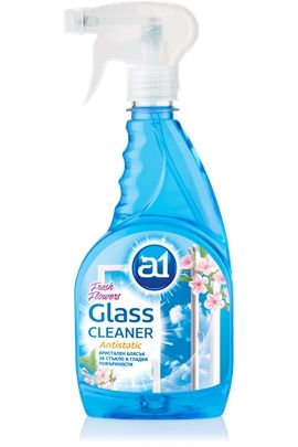 A1 препарат за стъкла и гладки повърхности 500 мл – кристална чистота без следи