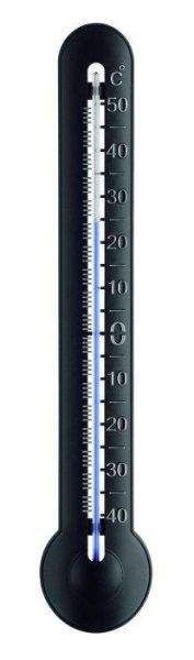 Термометър за външна и вътрешна температура - черен