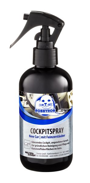 Robbyrob спрей за табло 250 мл – почистване, защита и блясък за интериора на автомобила