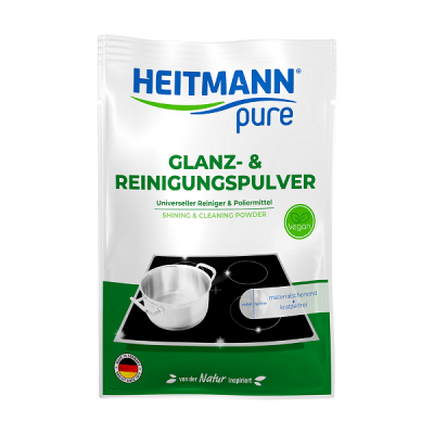 HEITMANN Pure прах 30 г – почистване и блясък в едно