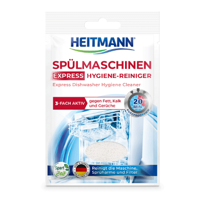 HEITMANN експресен препарат за съдомиялна 30 г – бързо почистване и свежест