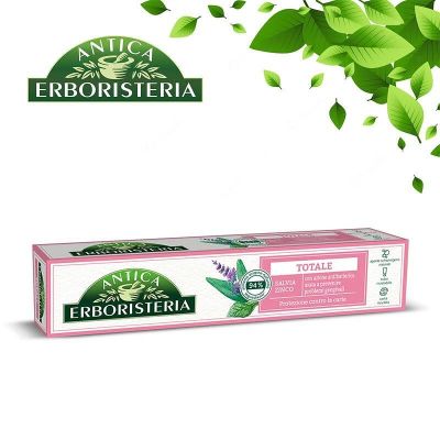 Паста за зъби против кариеси Antica Erboristeria Totale 75 мл – защита и свеж дъх