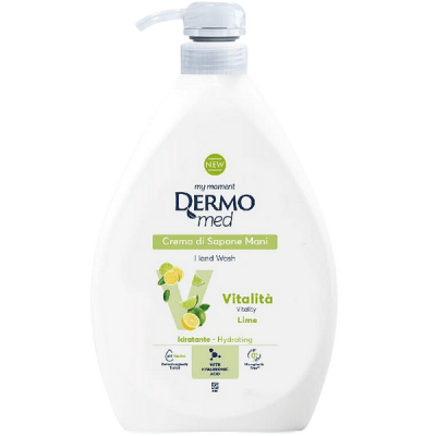 Dermomed Течен сапун Лайм 1000 мл – свежест и нежна грижа за кожата