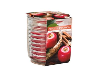 Ароматизирана свещ в чаша -  ябълка и канела