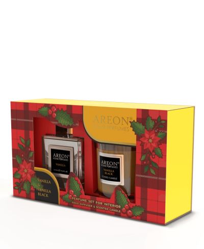Луксозен  комплект Ванилия – свещ и парфюм за дома (150 мл)