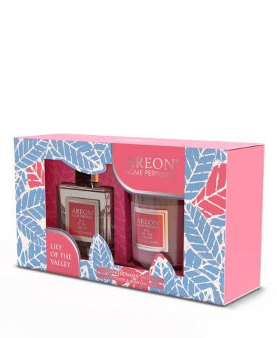 Луксозен  комплект Момина сълза – свещ и парфюм за дома (150 мл)