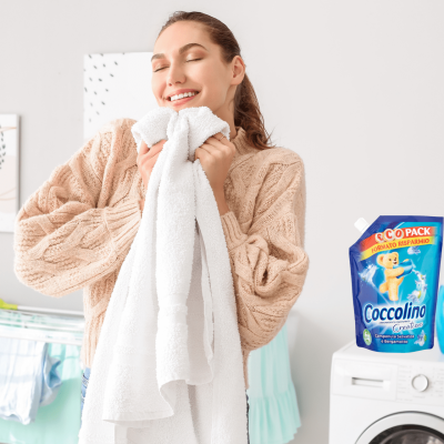 Coccolino Intense Campanula e Bergamotto омекотител – 24 пранета, дълготраен аромат