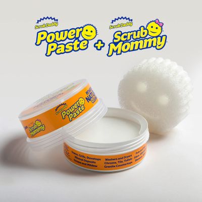 Scrub Daddy Power паста 250 г + Scrub Mommy гъба – комплект за дълбоко почистване