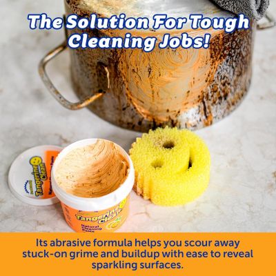 Scrub Daddy Tangerine Clean паста 500 г – мощно почистване с свеж аромат на мандарина