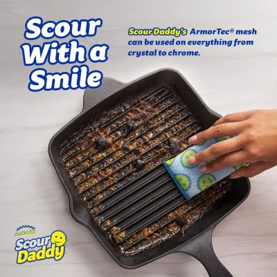 Scrub Daddy Scour гъби (3 бр.) – ефективно почистване на упорити замърсявания