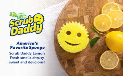 Scrub Daddy почистваща гъба с аромат на лимон – ефективно почистване и свежест