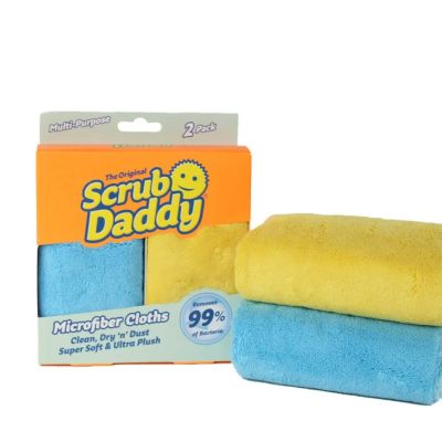 Scrub Daddy микрофибърни кърпи (2 бр.) – ефективно почистване без следи