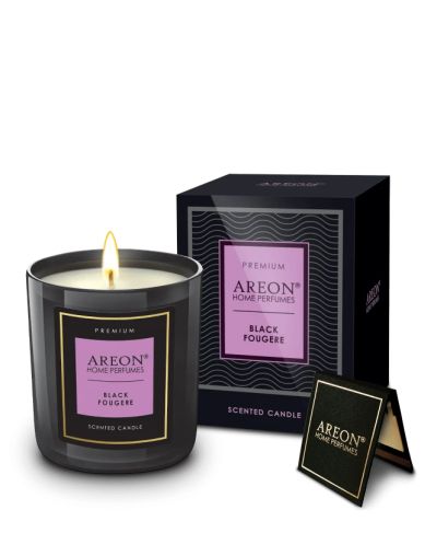 Ароматна Свещ Премиум -  Черен Фужер – 190г