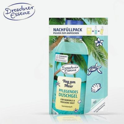 Душ гел на прах с кокосово масло 45 г – 250 мл след разреждане, еко грижа и екзотичен аромат