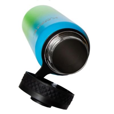 Термос „Пътувай с мен“ 960 мл – синьо-зелен, голям капацитет и модерен дизайн