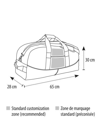 SOL'S STADIUM 65 so70650 – двуцветен спортен пътнически сак