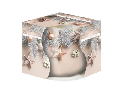 Свещ в  чаша - Невероятна Коледа 100гр.