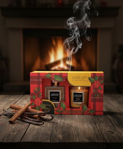 Луксозен  комплект Ванилия – свещ и парфюм за дома (150 мл)