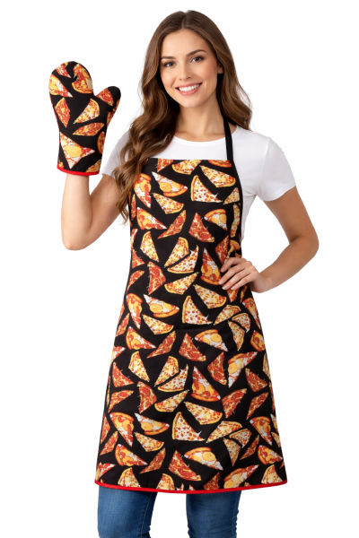 Престилка с принт на пица – стил, комфорт и настроение в кухнята