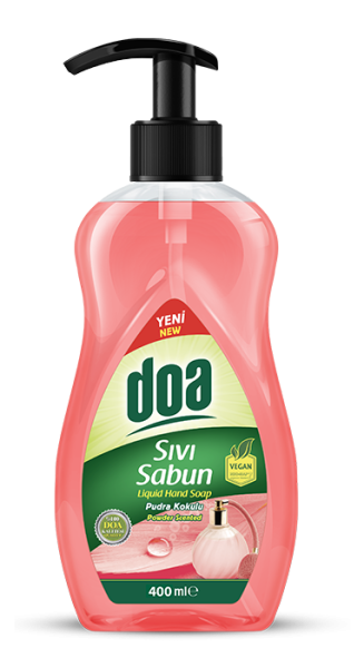 DOA течен сапун Пудра 400 мл – нежно почистване и деликатен аромат