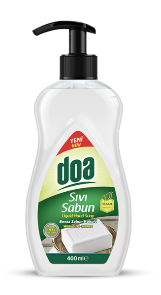 DOA течен сапун Бял сапун 400 мл – класическа чистота и нежна грижа