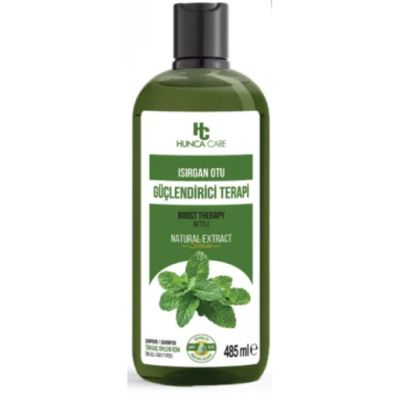 Шампоан с коприва Hunca Care 485 мл – регулира омазняването и освежава косата