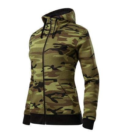 Дамски суитшърт Camo Zipper C20 - стил и топлина!