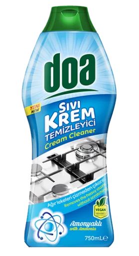 DOA кремообразен почистващ препарат с амоняк 750 мл – мощно почистване и блясък