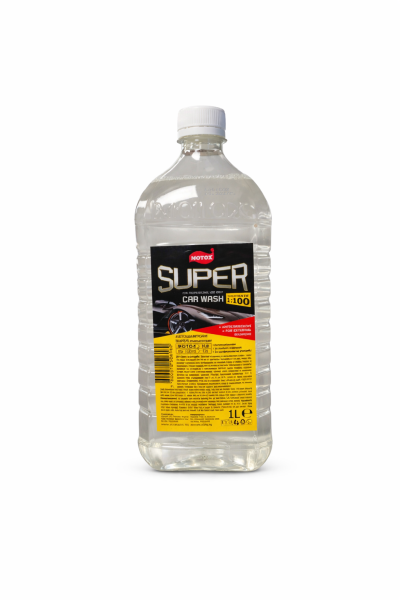 MOTOX SUPER автошампоан концентрат 1:100 1 л – мощно почистване и блясък
