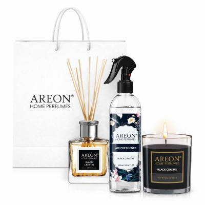 Луксозен ароматен комплект Черен Кристал