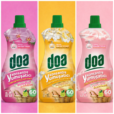 DOA Омекотители сет от 3 аромата – до 180 изпирания свежест и мекота