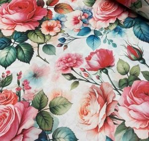  Памучен плик за спално бельо Рози