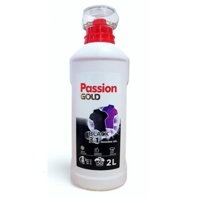 Професионален гел за черно и тъмно пране Passion Gold Black Active Gel (2 л / 50 пранета)