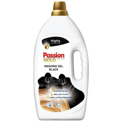Професионален гел за черно и тъмно пране Passion Gold Black Active Gel (4 л / 100 пранета)