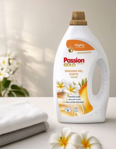 Гел за цветно пране Passion Gold Exotic Color Professional Екзотик(3.52 л / 88 пранета)